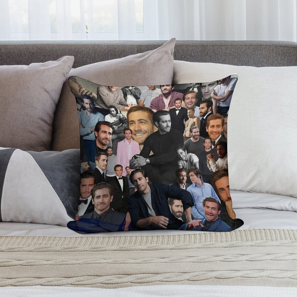 Jake Gyllenhaal Soft Warmth Comfort Throw Pillow