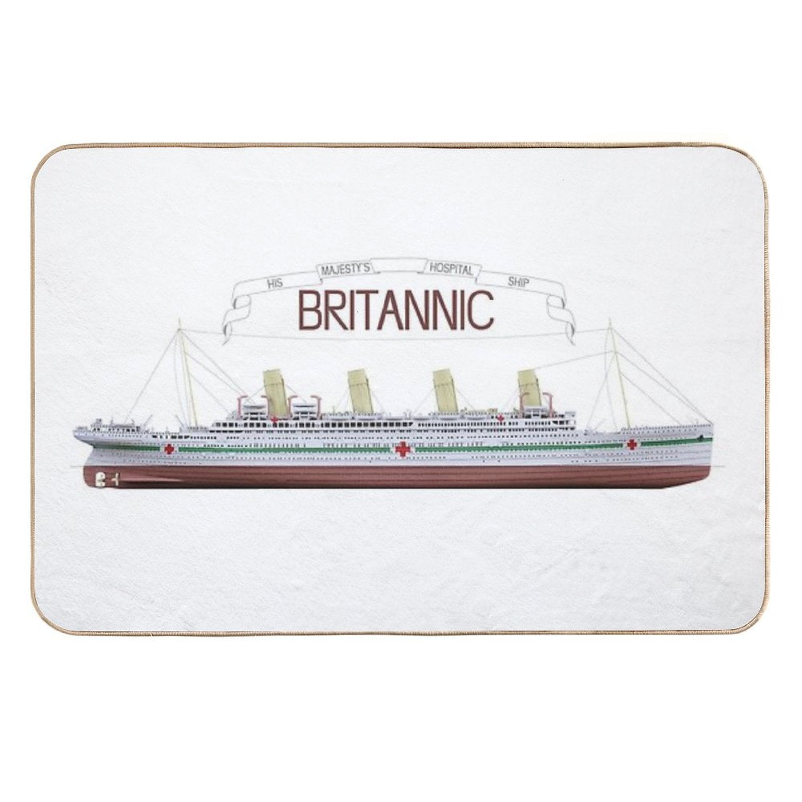 HMHS Britannic  Odorless Bath Mat