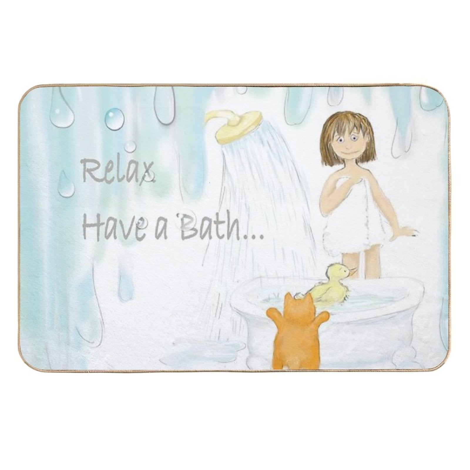 Bathtime  Rapid-Drying Bath Mat