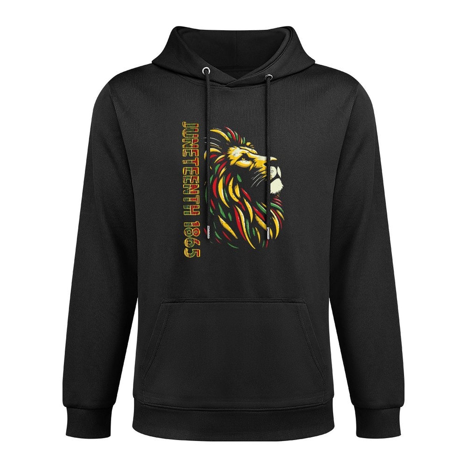Juneteenth Lion Black African June 19th Men Women Kids Versatile Streetwear Hoodie