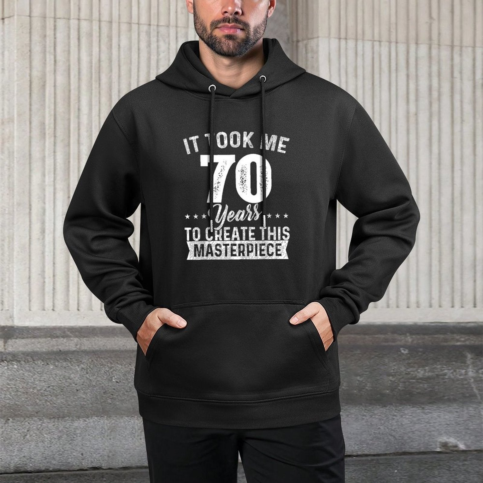 It Took Me 70 Years Masterpiece 70th Birthday 70 Years Old Easy Care Hoodie