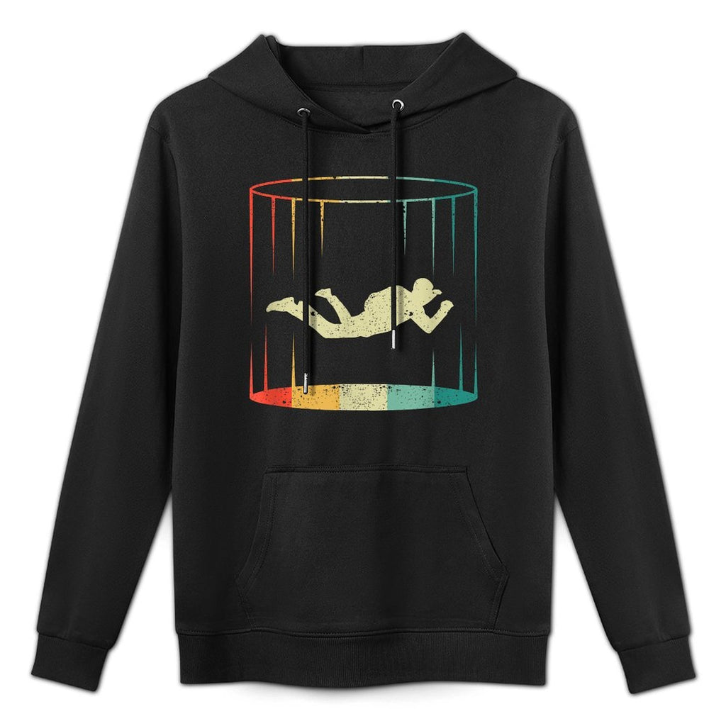 Bodyflying Wind Channel Indoor Skydiving Lover Tunnel Flight Relaxed Fit Hoodie