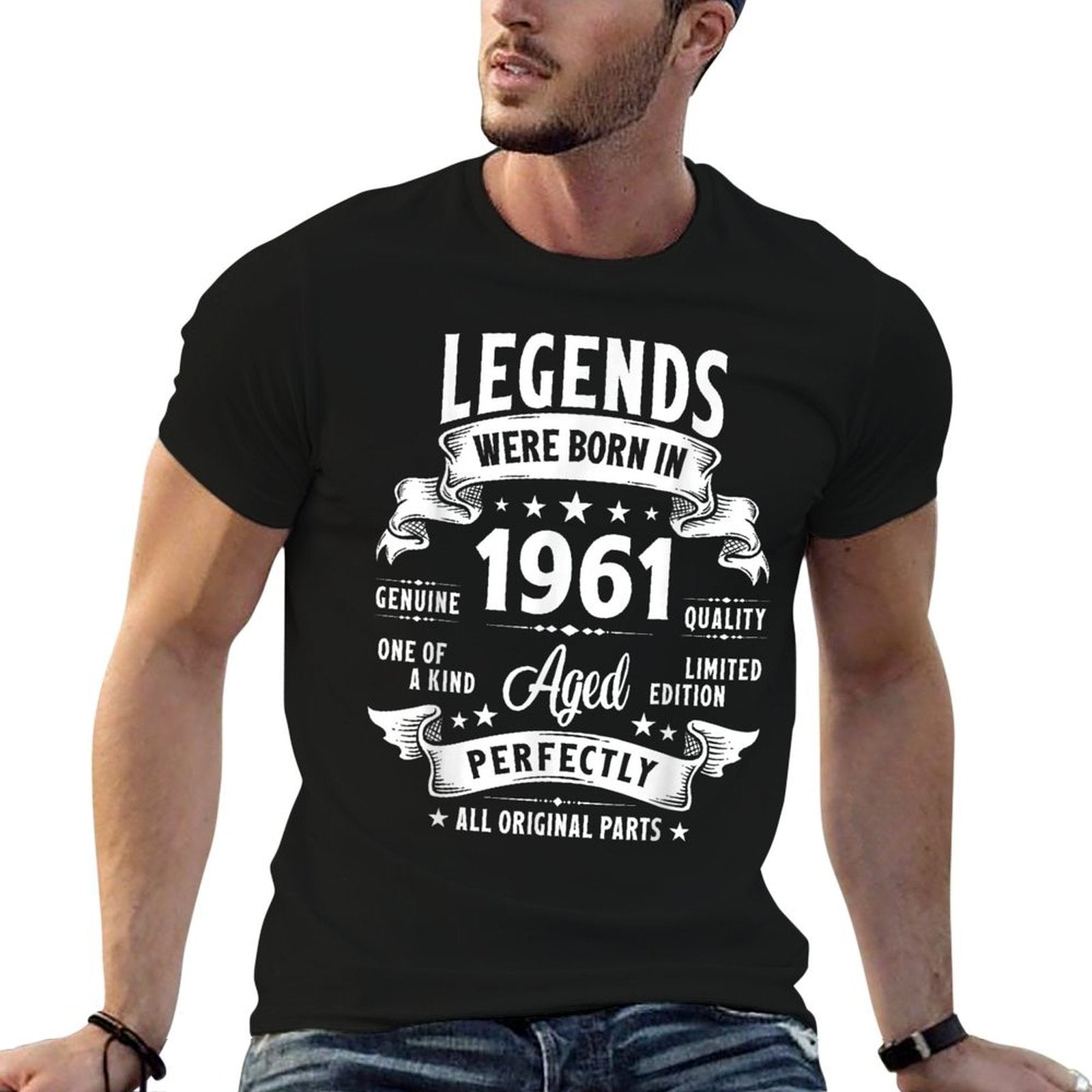 Vintage 1961 64 Year Old Gifts For Men Women 64th Birthday  Breathable T-Shirt