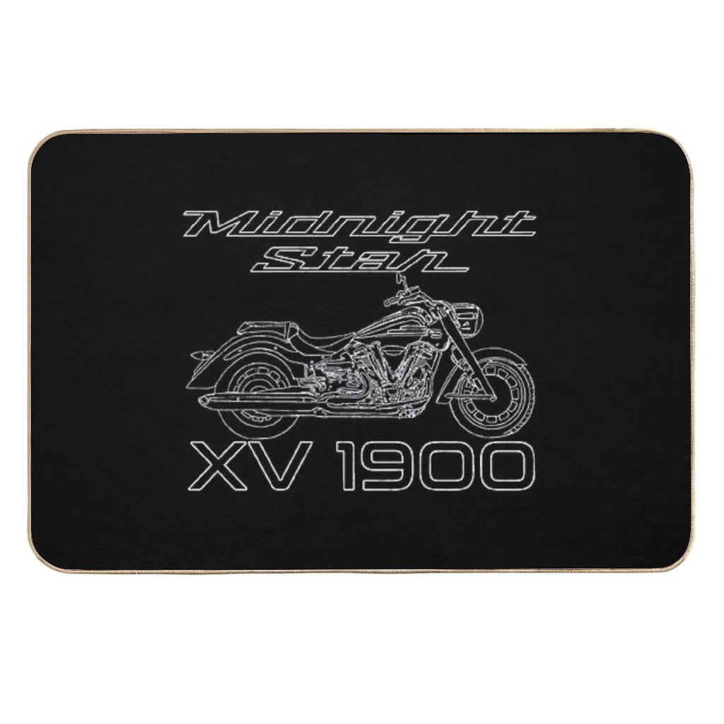 Midnight Star XV 1900 Bike  Odorless Bath Mat