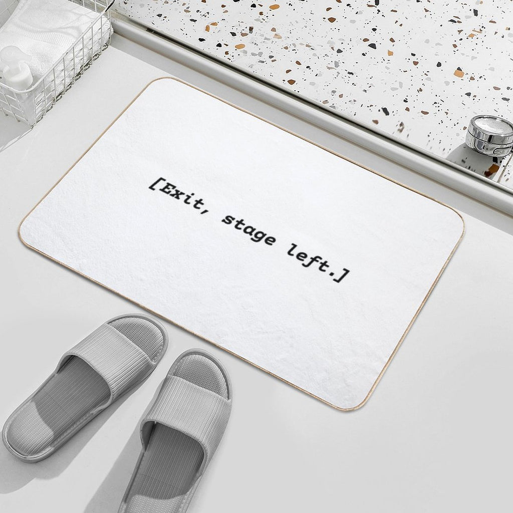 Exit Stage Left  Pet-Safe Bath Mat