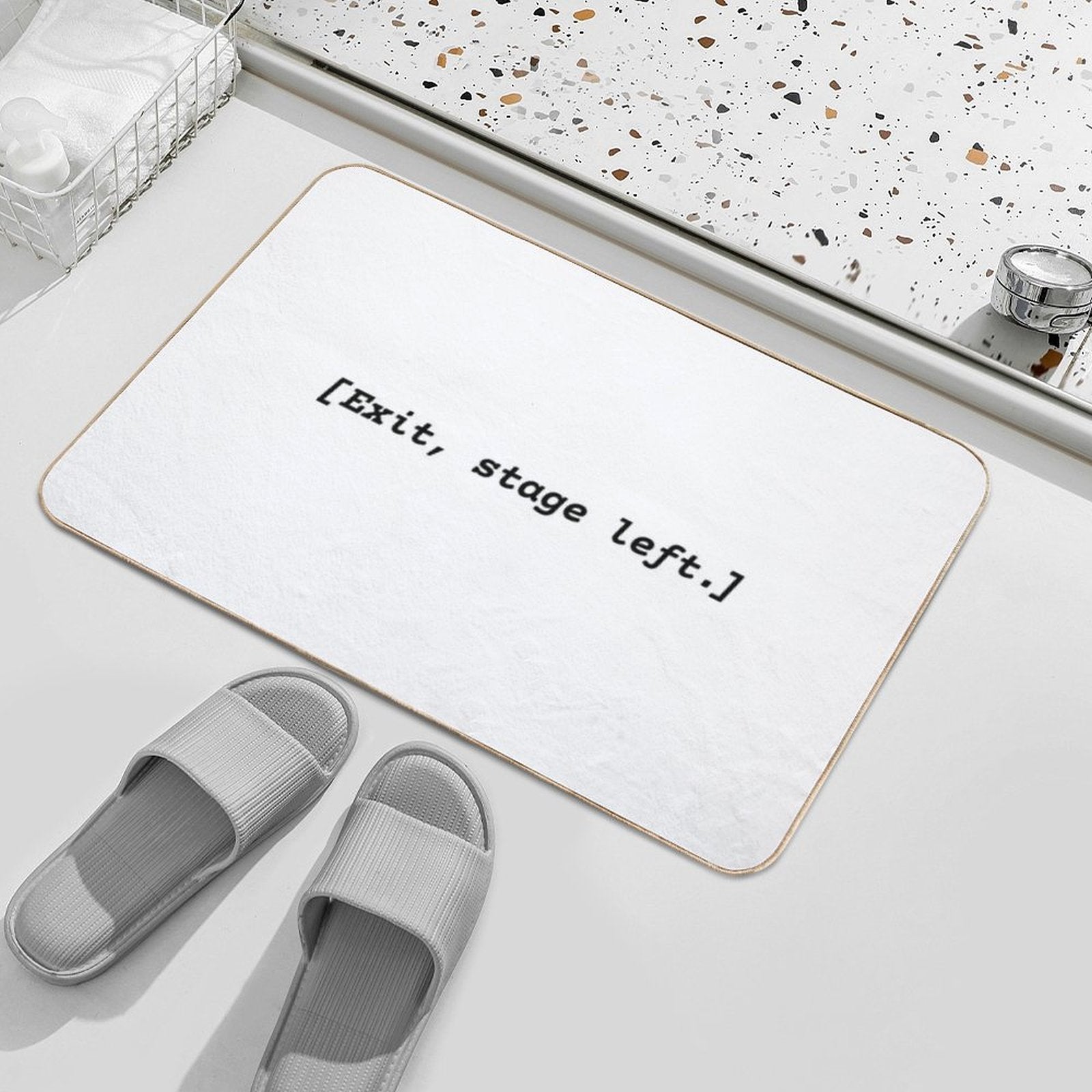 Exit Stage Left  Pet-Safe Bath Mat
