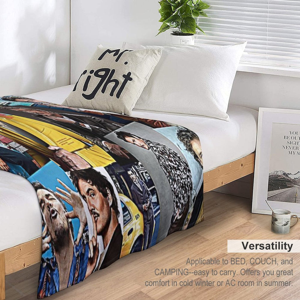 Pedro Pascal Lightweight Throw Blanket