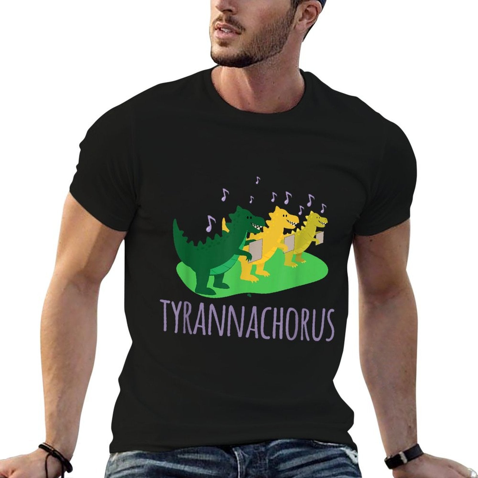 Dinosaur Chorus Choir Singing Music Singer Musician Gift  Odor-resistant T-Shirt