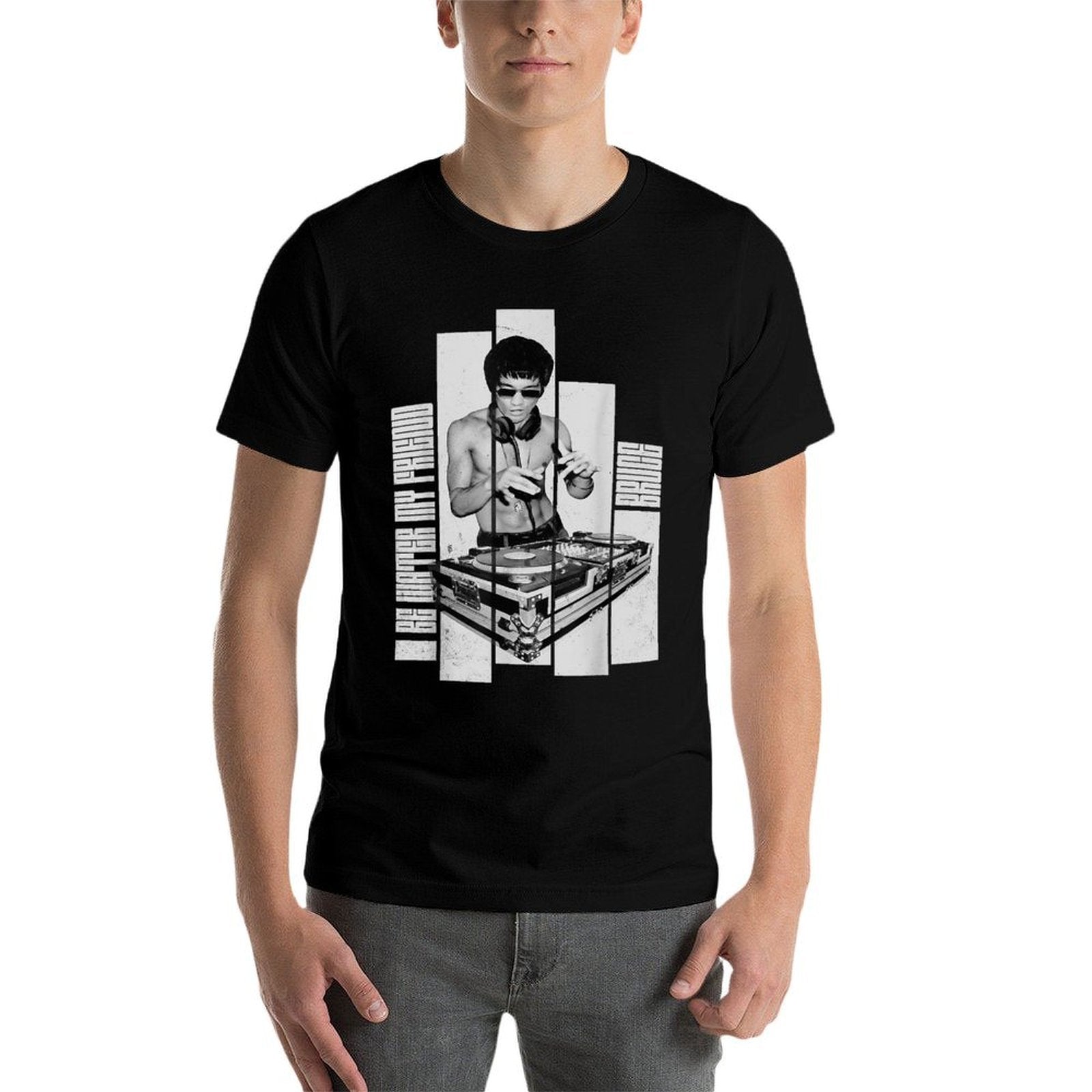 Be Water My Friend - Martial Arts Legend Cool DJ Vintage  Versatile T-Shirt