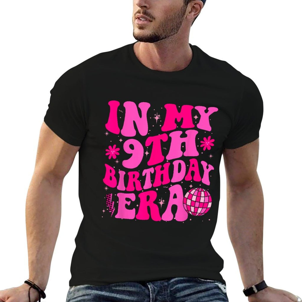 In My 9th Birthday Era Nine 9 Years Old Birthday Gifts Girl  Relaxed-fit T-Shirt