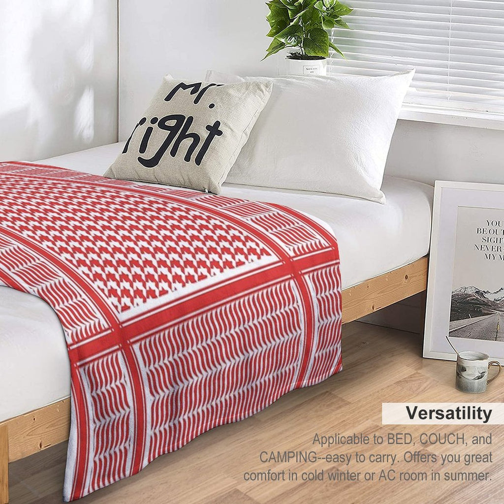 Shemagh & Ghutra Gift-ready Throw Blanket