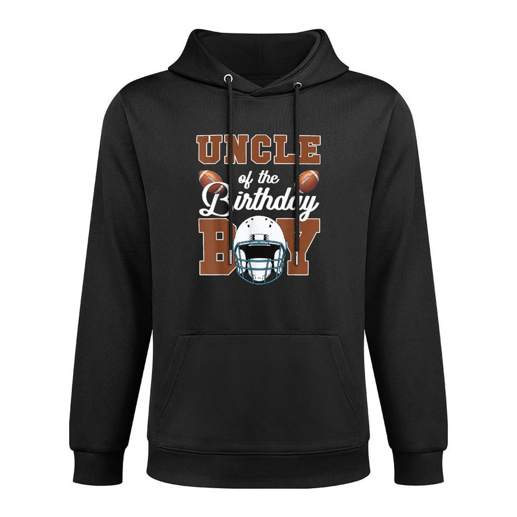 Uncle Of The Birthday Boy Football Party Family Matching Customizable Surface Hoodie