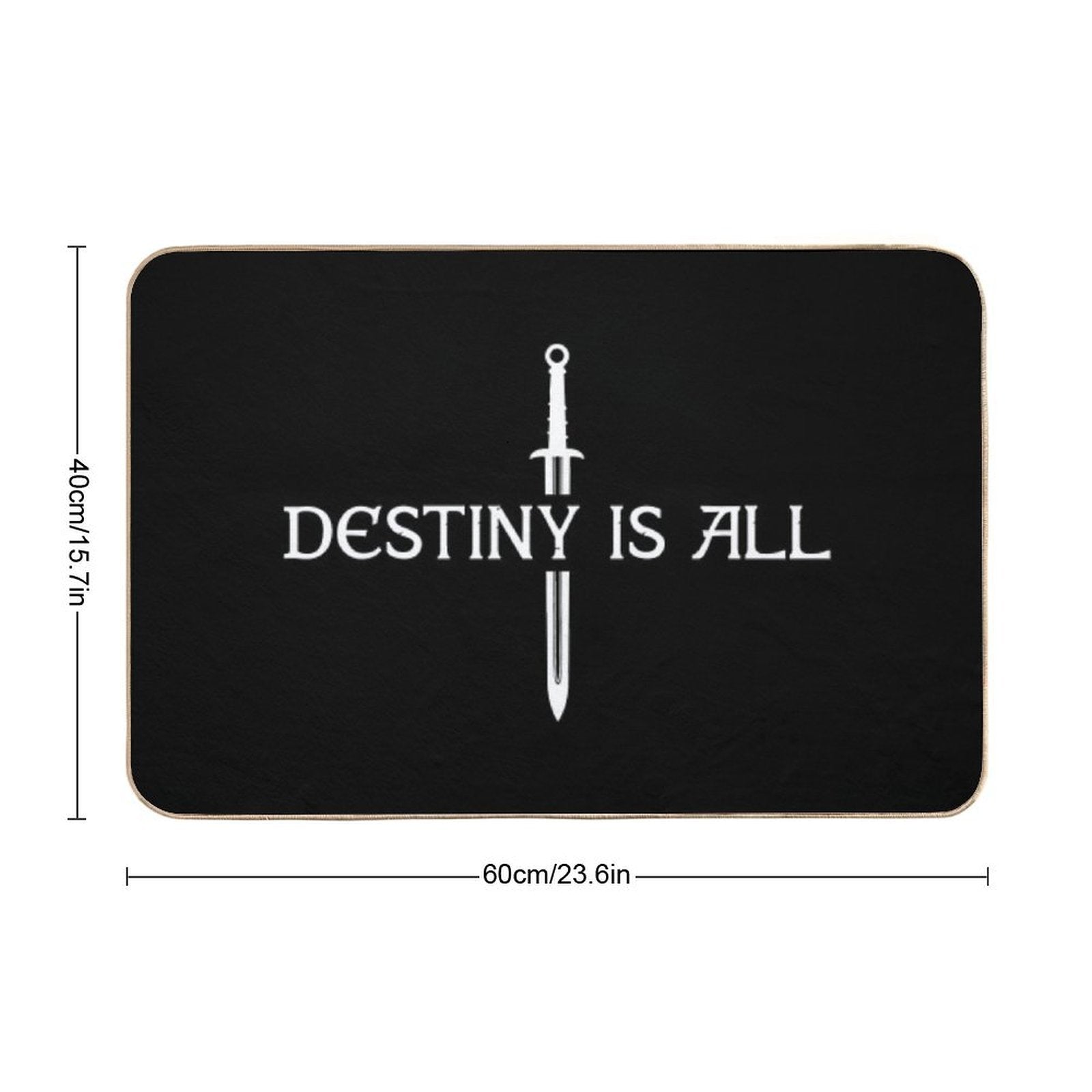 The Last Kingdom - Destiny Is All  Repositionable Bath Mat