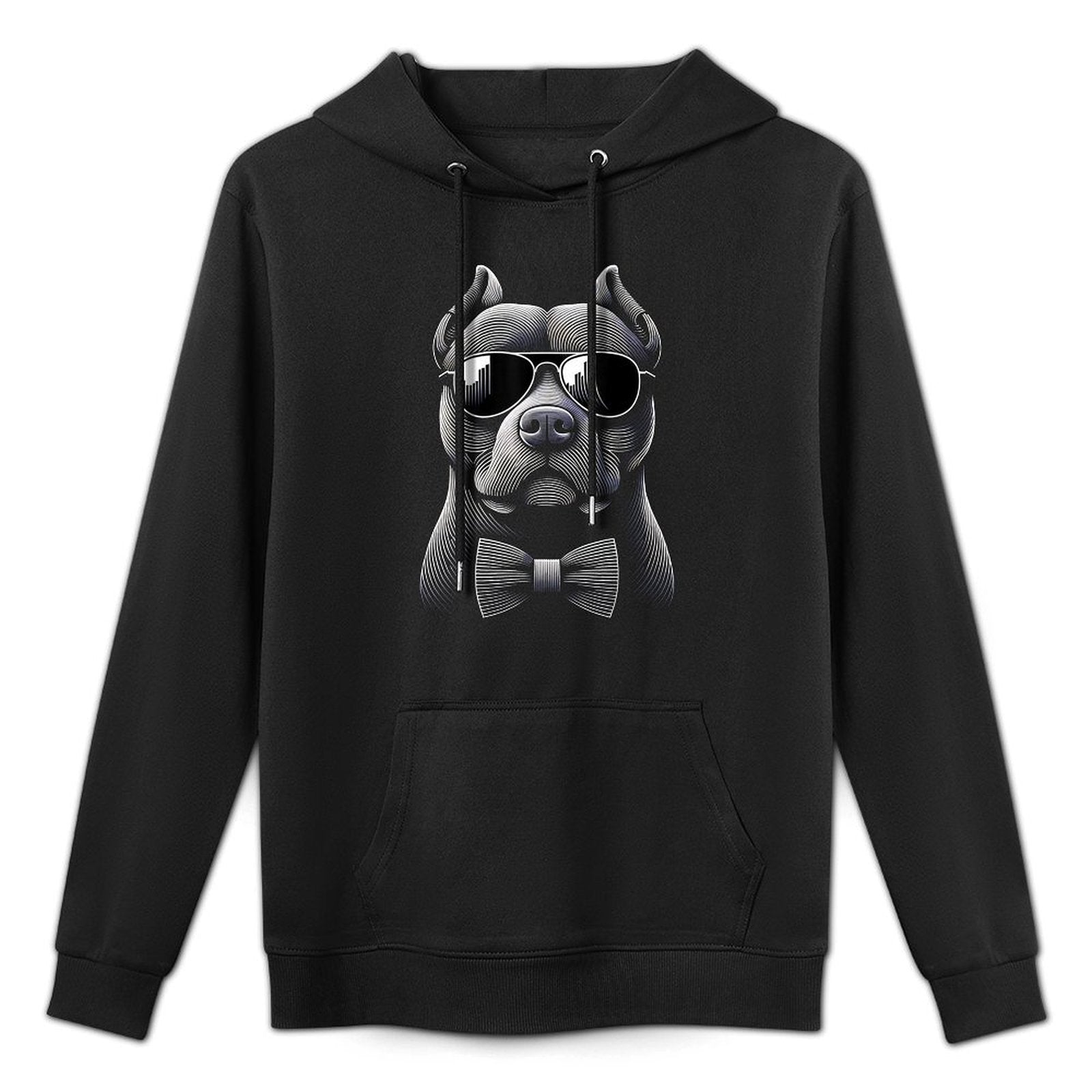 Graphic Sleek Pit Bull  Men (S - 6XL+) Versatile Streetwear Hoodie