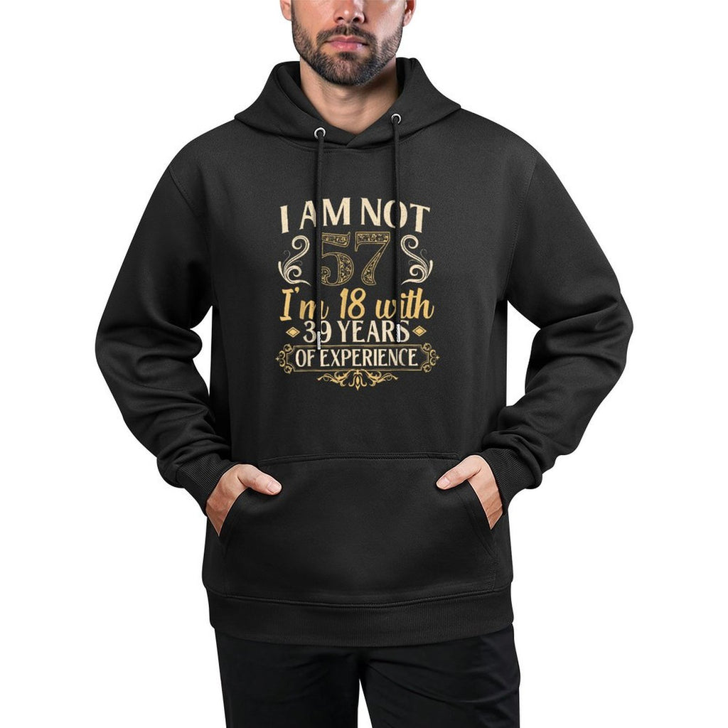 Vintage 57th Birthday Gifts I'm Not 57 Years Old Birthday Machine Washable Hoodie