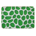 Cluster of Holes on Green  Odorless Bath Mat