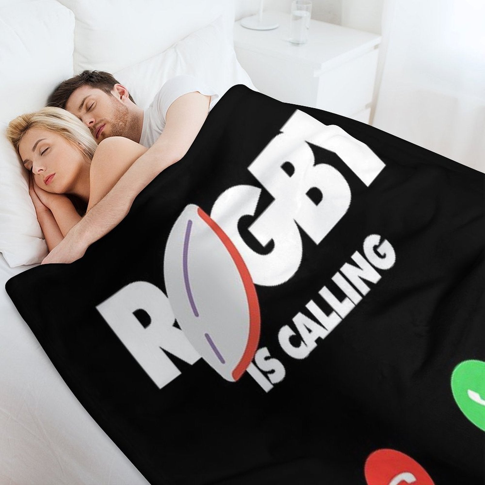 Rugby Is Calling And I Must Go, Funny Sport Player Premium Throw Blanket