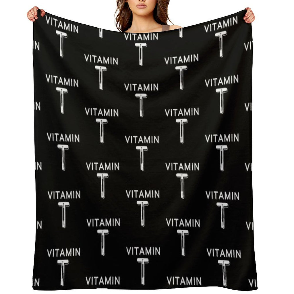 Trans Vitamin T Shrink-resistant Throw Blanket