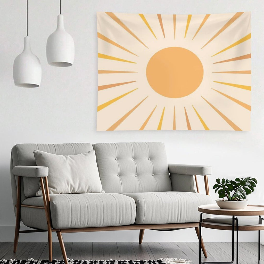 Boho Sun Sunrise Tapestry