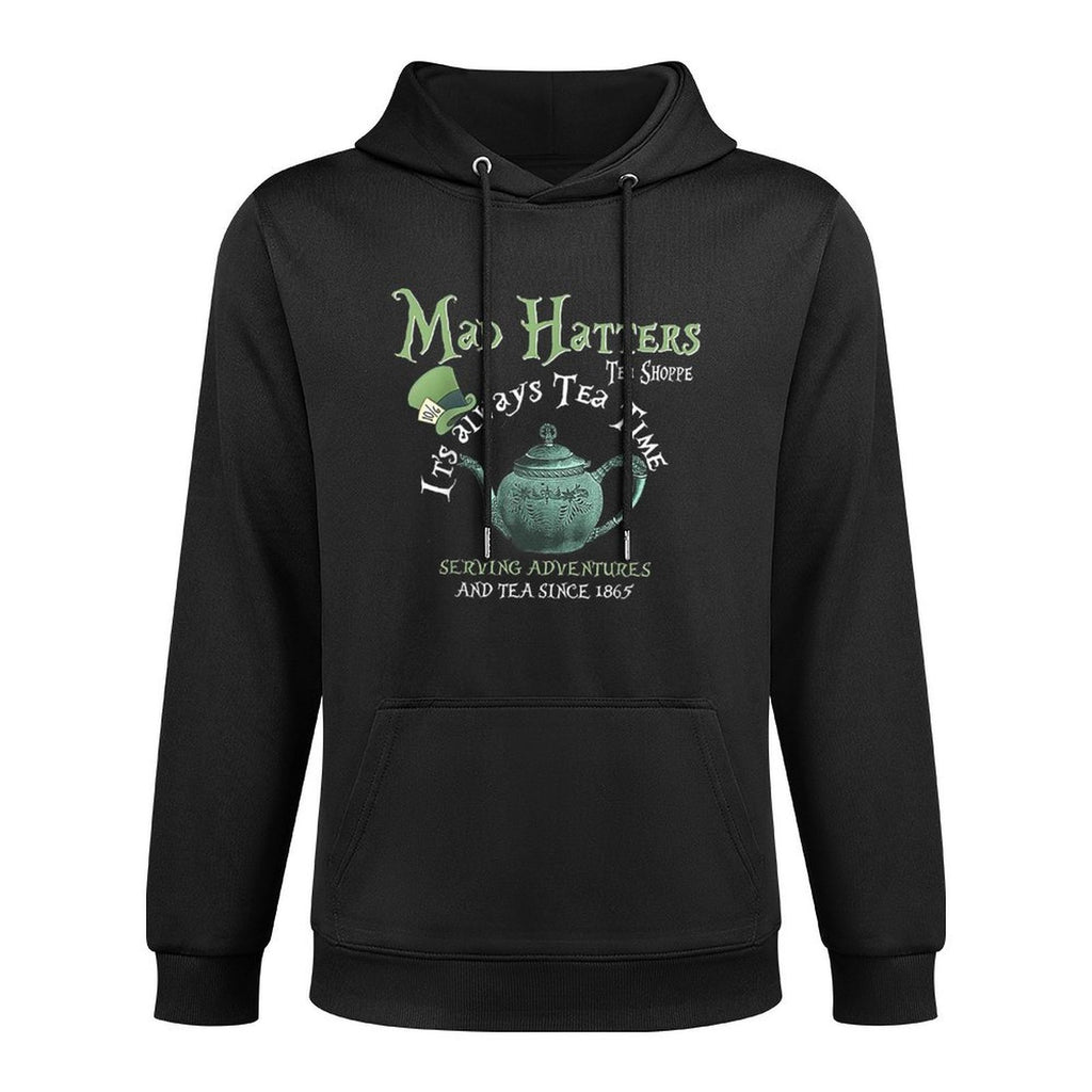 Mad Hatters Tea Shoppe Its Always Tea Time Pilling-Resistant Hoodie