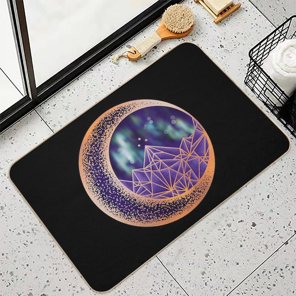 Gold Night Court Insignia  Easy Maintenance Bath Mat