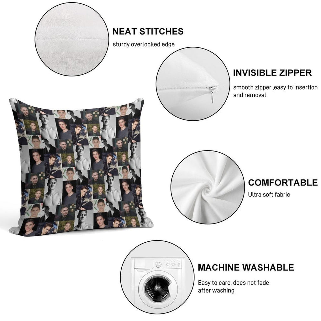 Hardin Scott Photo Edit Soft Reinforced Edging Throw Pillow