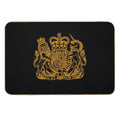 Elizabeth II Royal Coat of Arms Emblem  Odorless Bath Mat