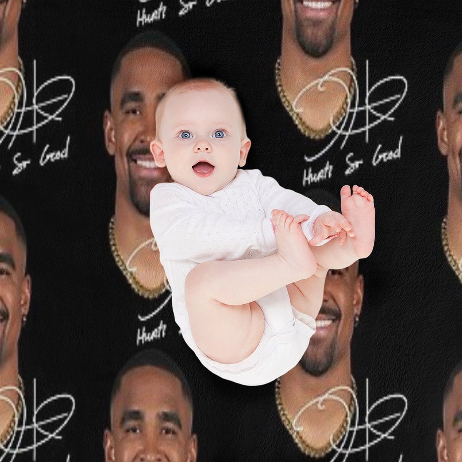 Jalen Hurts So Good Vintage 90s Machine-washable Throw Blanket