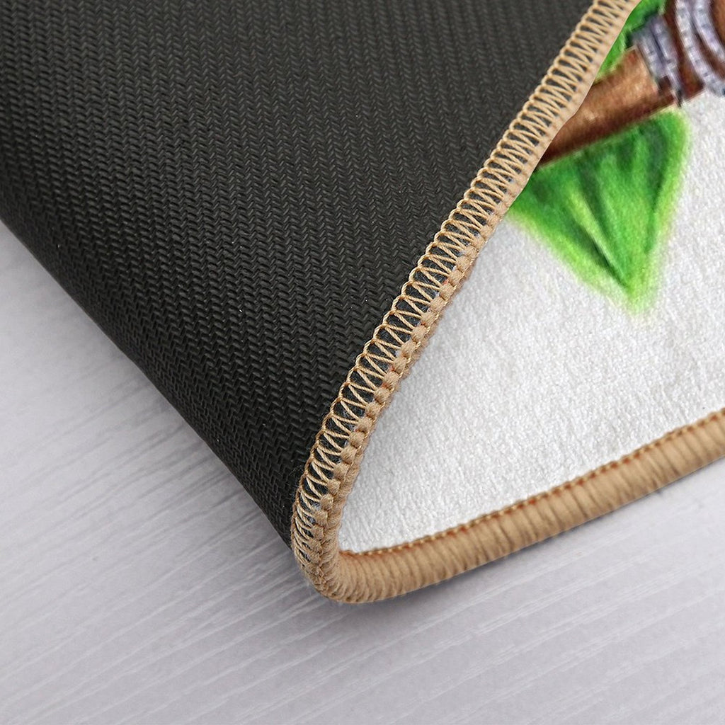 Lovebird Parrots Durable Bath Mat