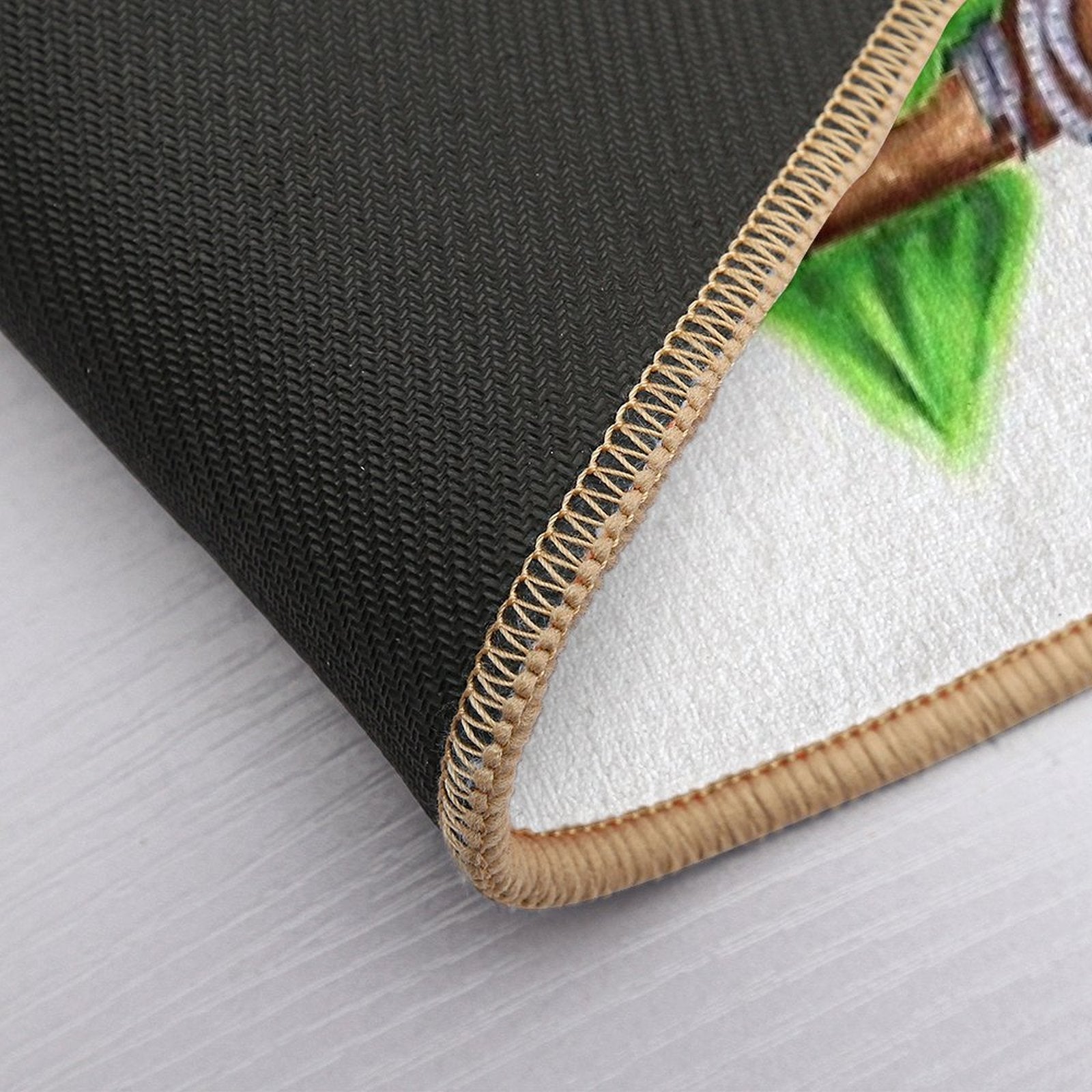 Lovebird Parrots Durable Bath Mat