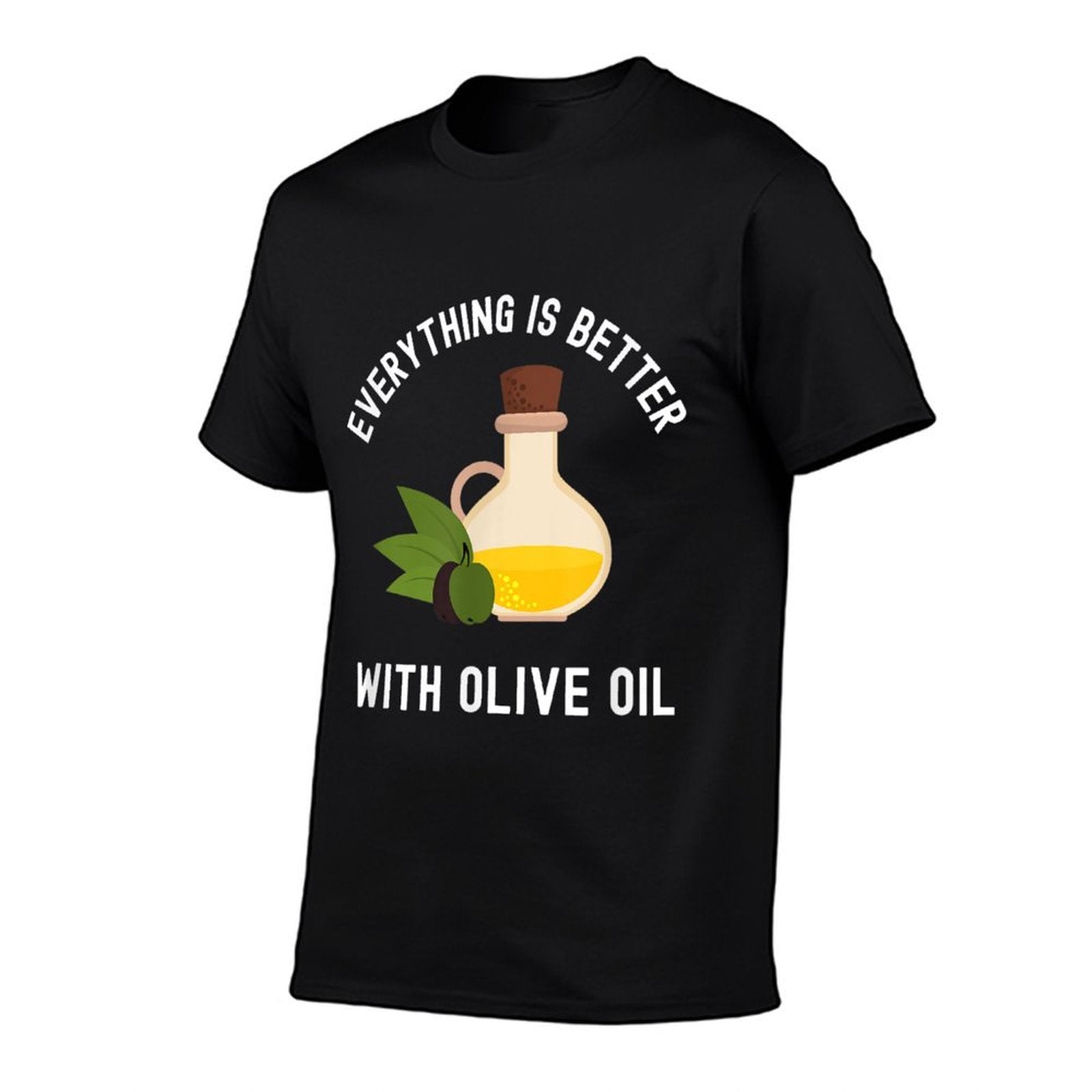 Olive Oil Foodie Chef Cook Cooking Funny Italian Food  Vintage-inspired T-Shirt