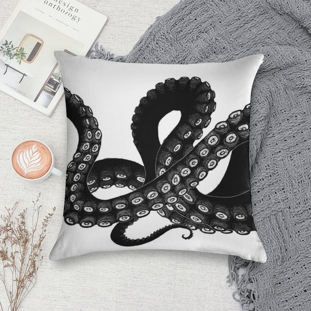 Get Kraken Soft Ultra-Soft Texture Throw Pillow