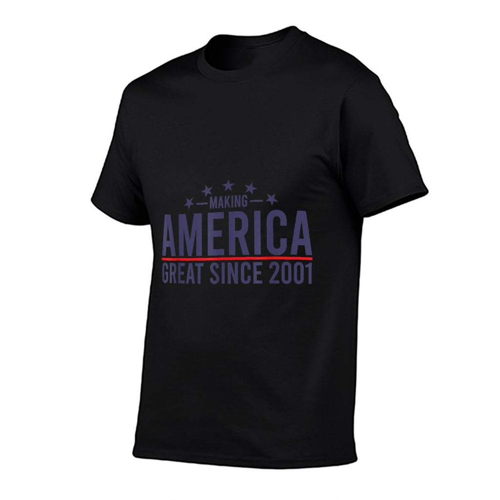 Funny Making America Great Since 2001 Design, 21st Birthday  Oversized Silhouette T-Shirt
