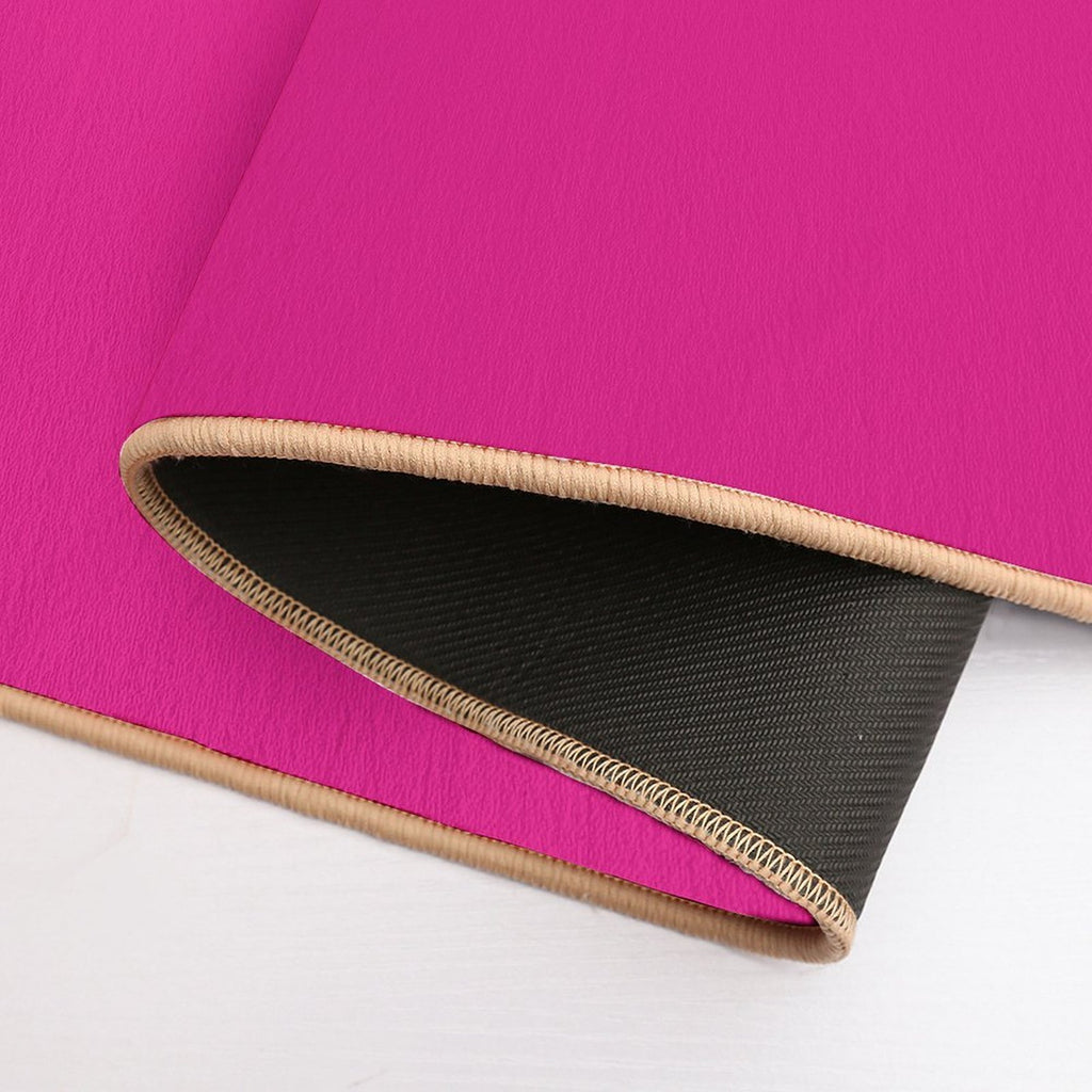 HOWDY Pink  Fade-Resistant Bath Mat