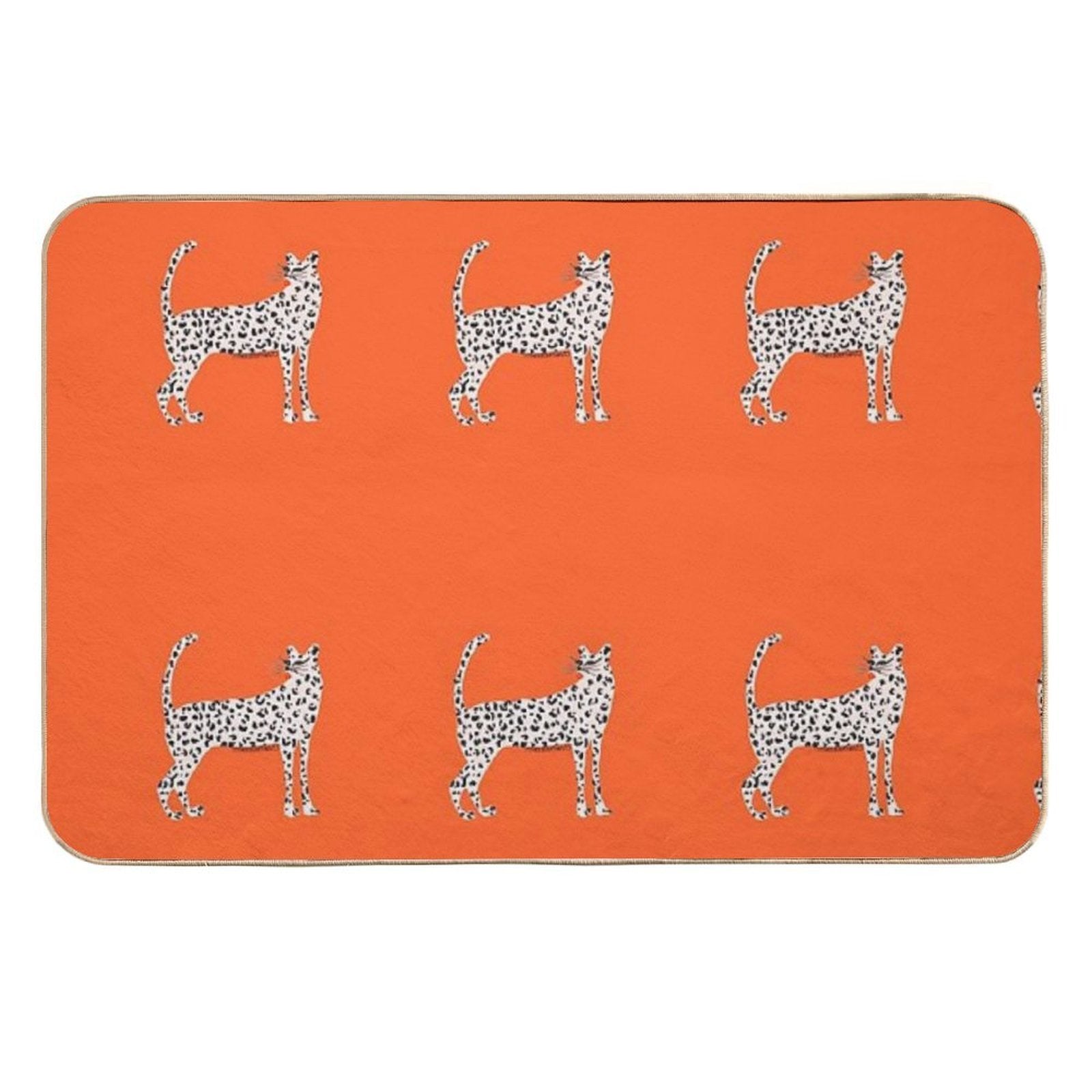 Pink Leopard  Pet-Safe Bath Mat