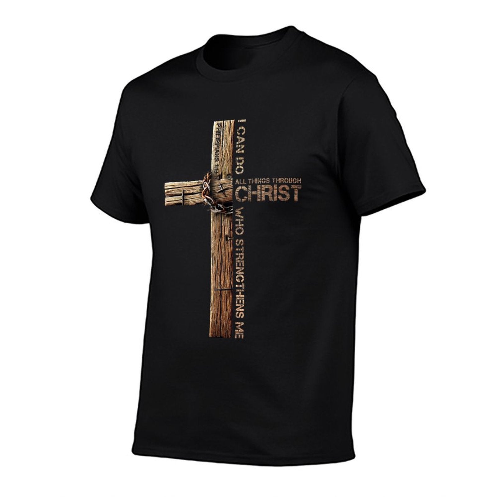 I Can Do All Things Through Christ, Cross Jesus Christian  Relaxed-fit T-Shirt