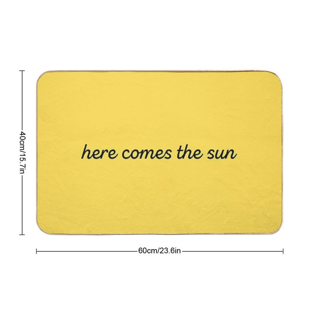 Here Comes The Sun  Pet-Safe Bath Mat