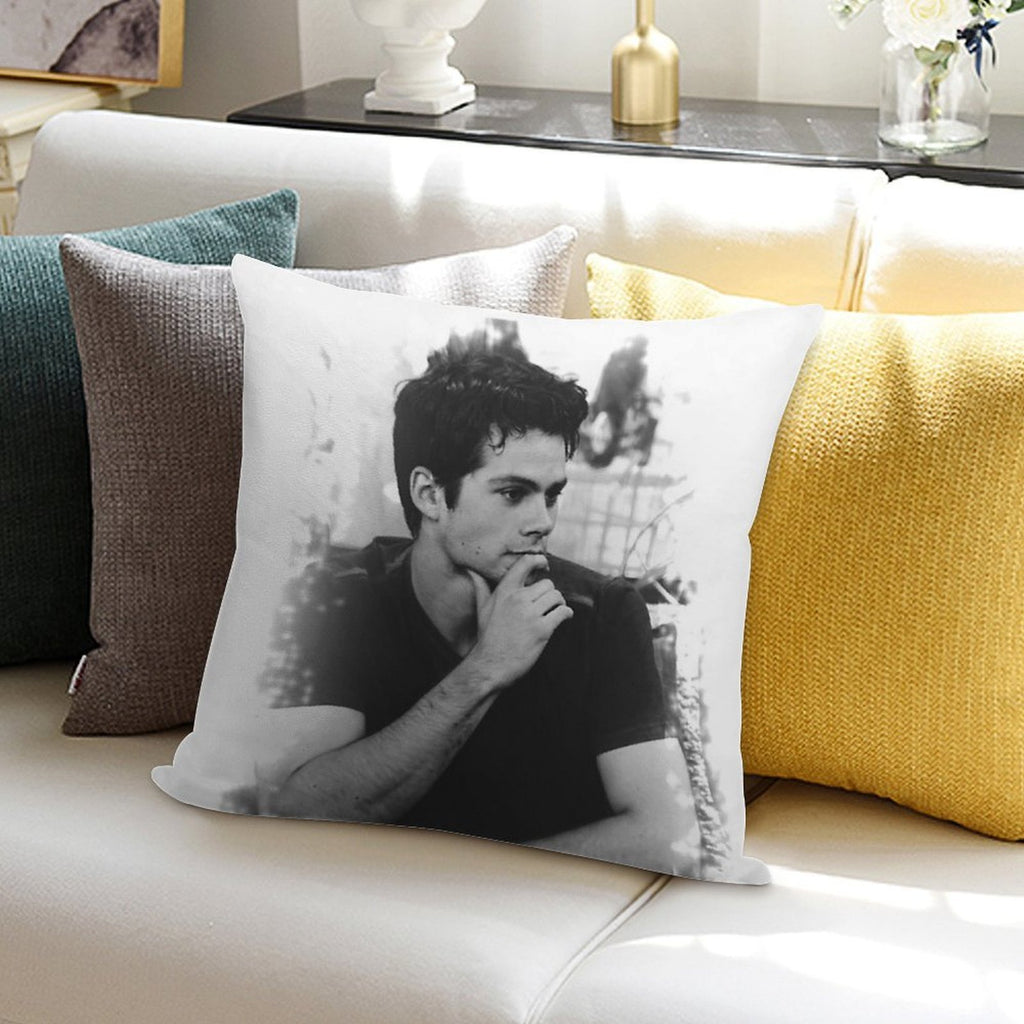 Dylan O'Brien Soft Warmth Comfort Throw Pillow
