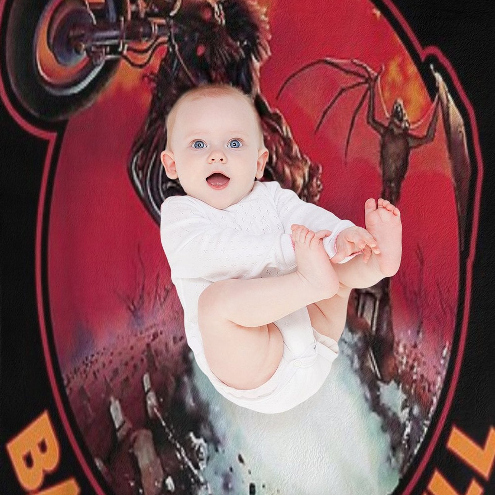 Bat Out of Hell Classic T-Shirt Machine-washable Throw Blanket