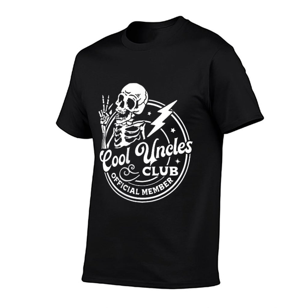 Funny Skeleton Cool Uncles Club Retro New Uncle Father's Day  Durable T-Shirt