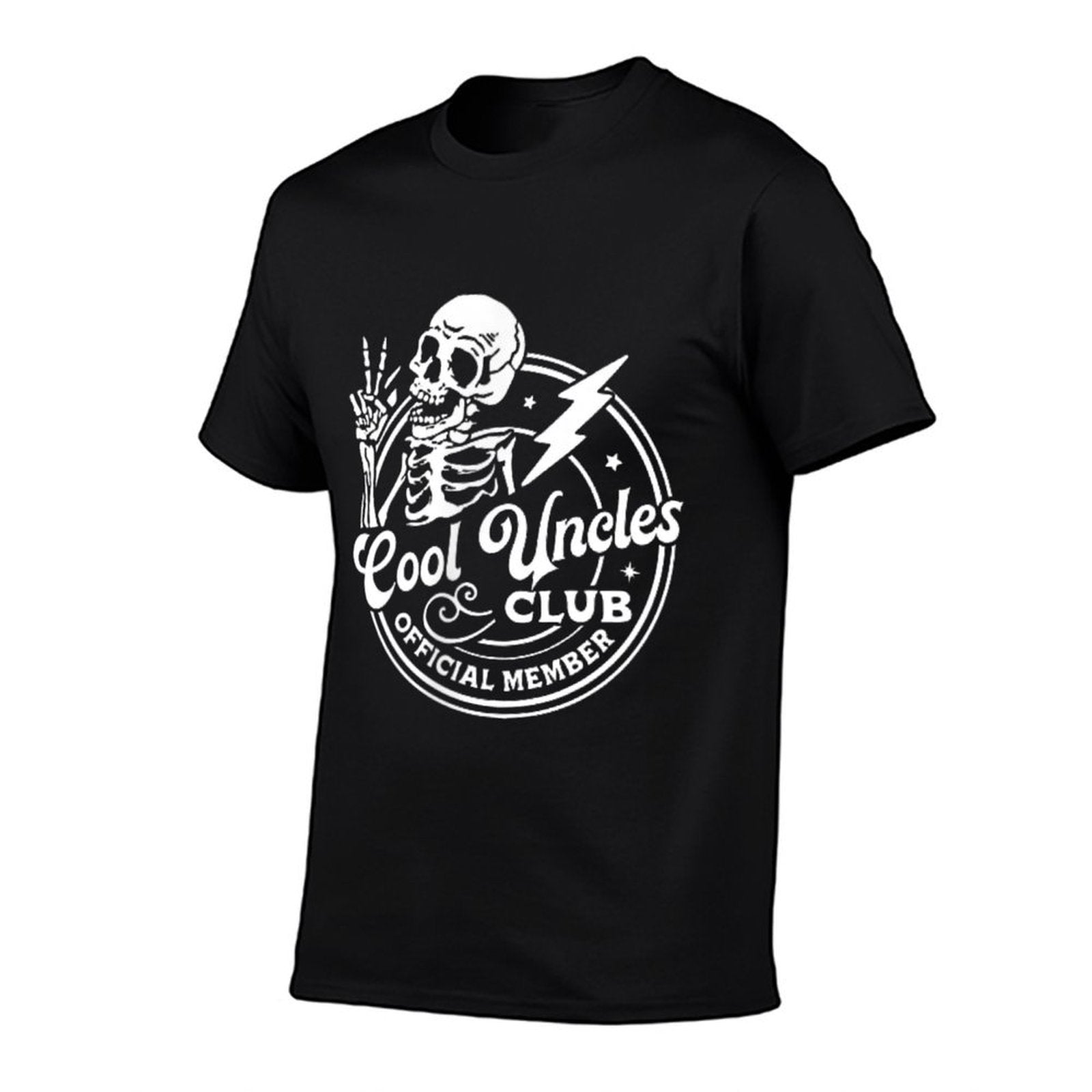 Funny Skeleton Cool Uncles Club Retro New Uncle Father's Day  Durable T-Shirt