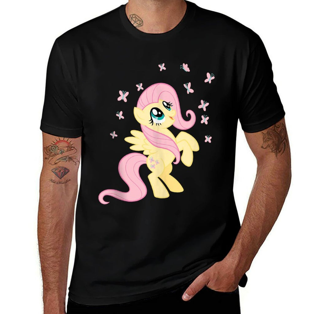My Little Pony Fluttershy Surrounded By Butterflies  Durable T-Shirt
