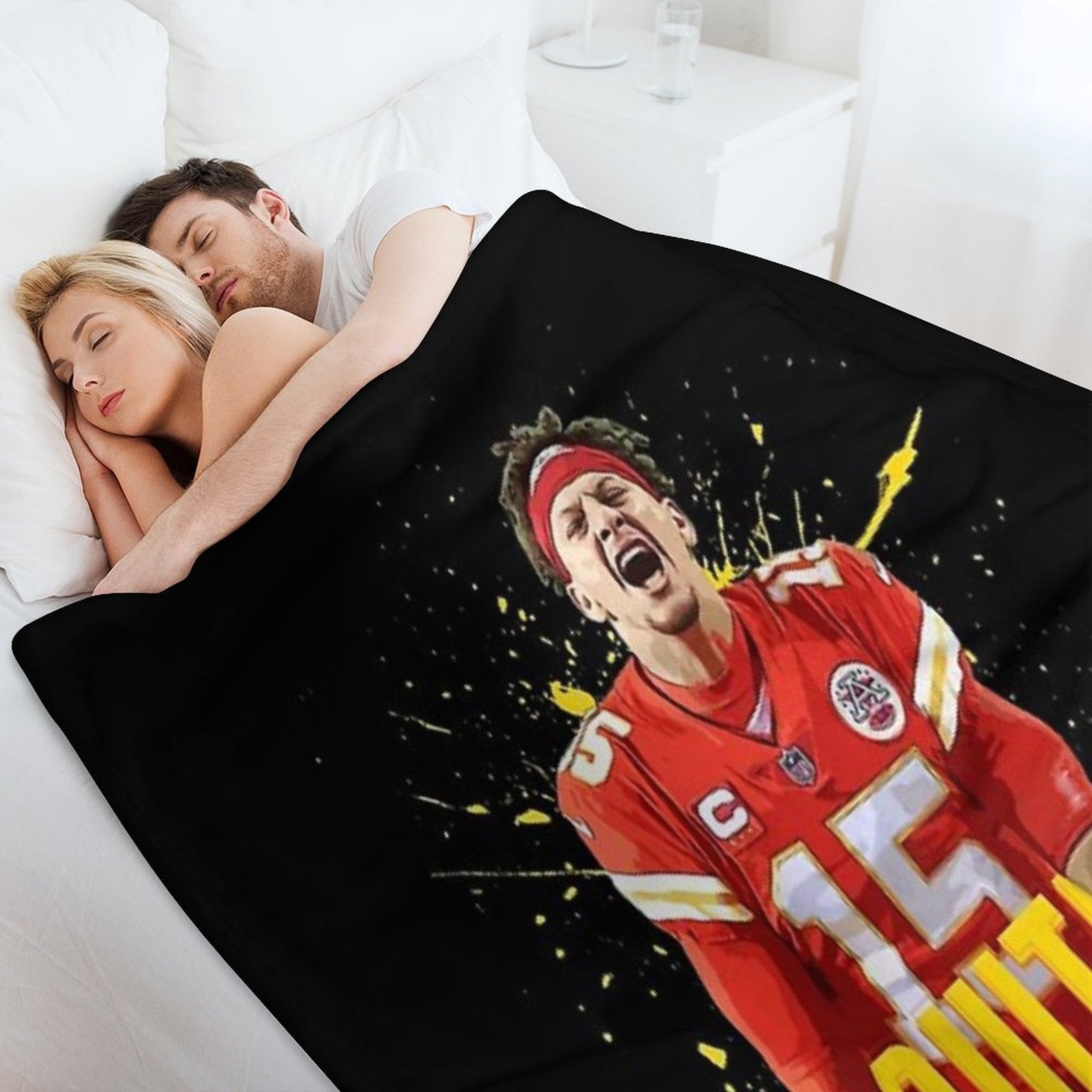 Patrick Mahomes Wrinkle-free Throw Blanket