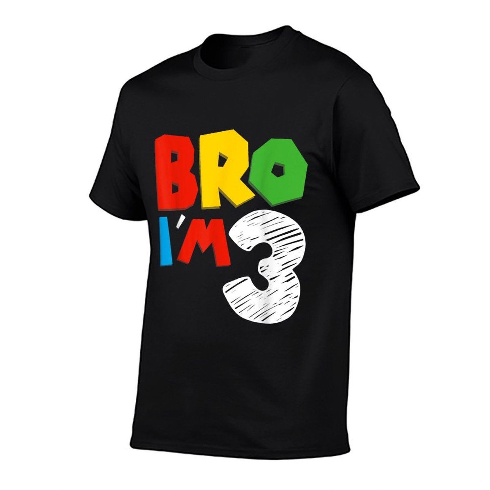 Bro I’m 3 Year Old Kids 3rd Birthday Boy  Versatile T-Shirt