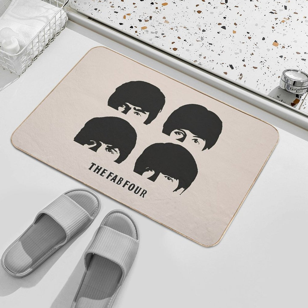 Fab Four  Long-Lasting Bath Mat