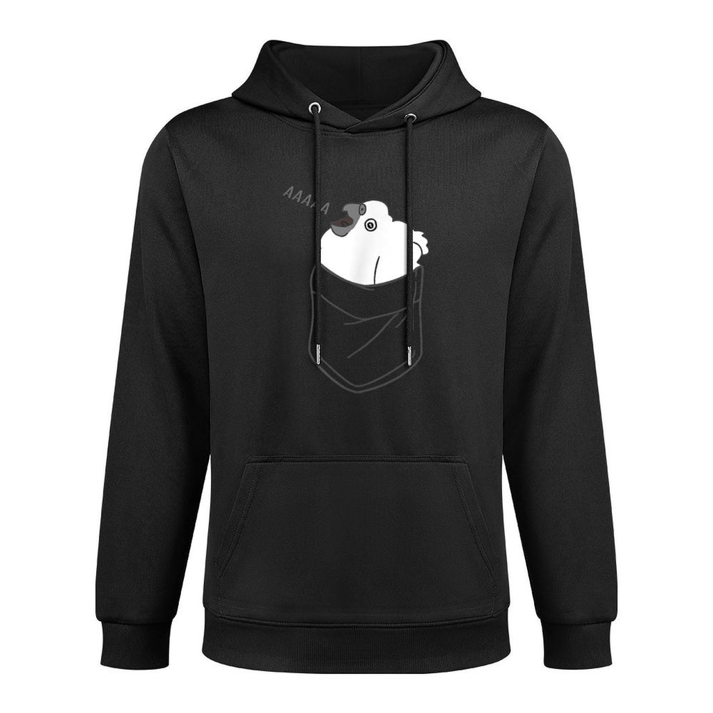 Pocket Cockatoo Screaming Parrot Funny Bird Cute Birb Memes Easy Care Hoodie