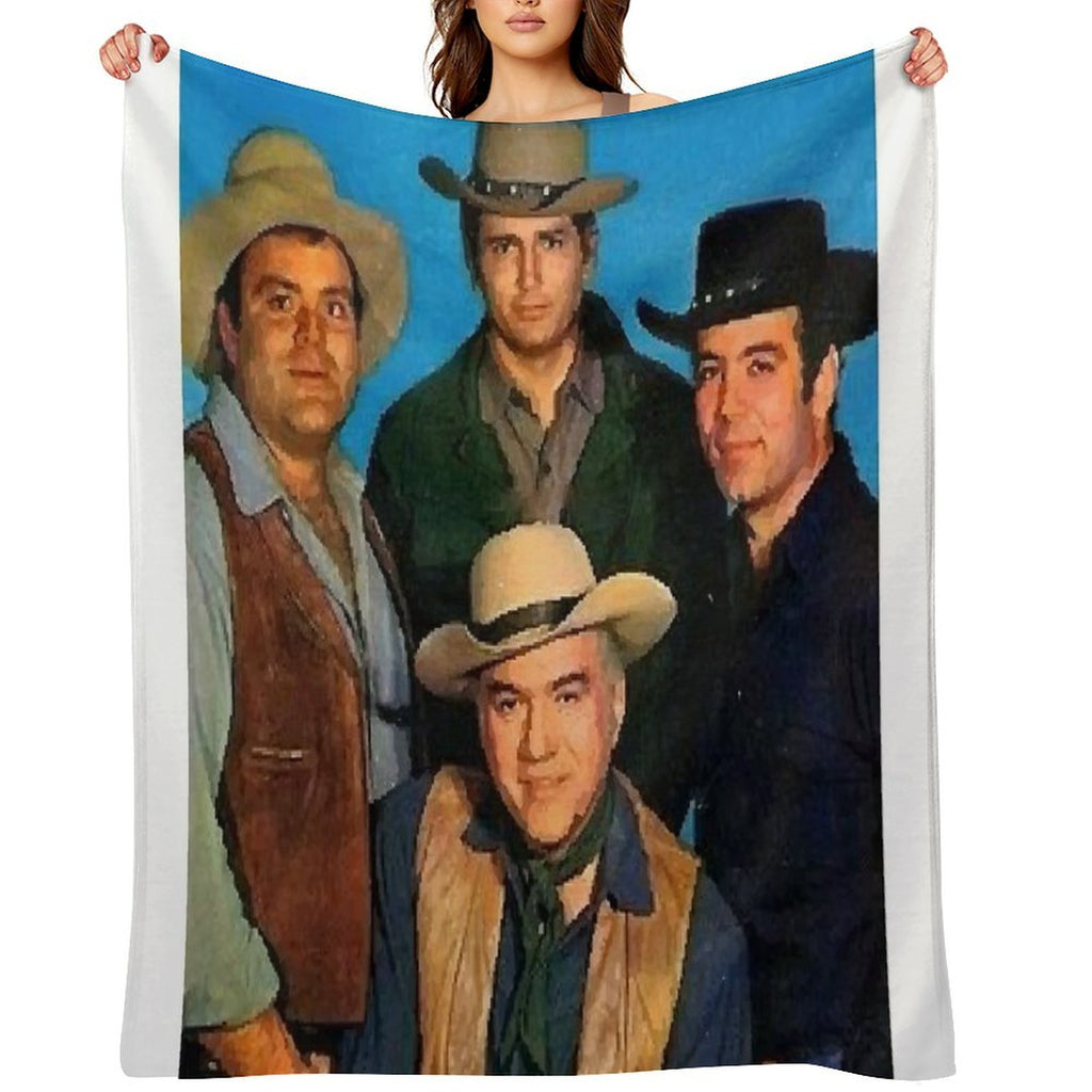 BONANZA Family Anti-pilling Throw Blanket