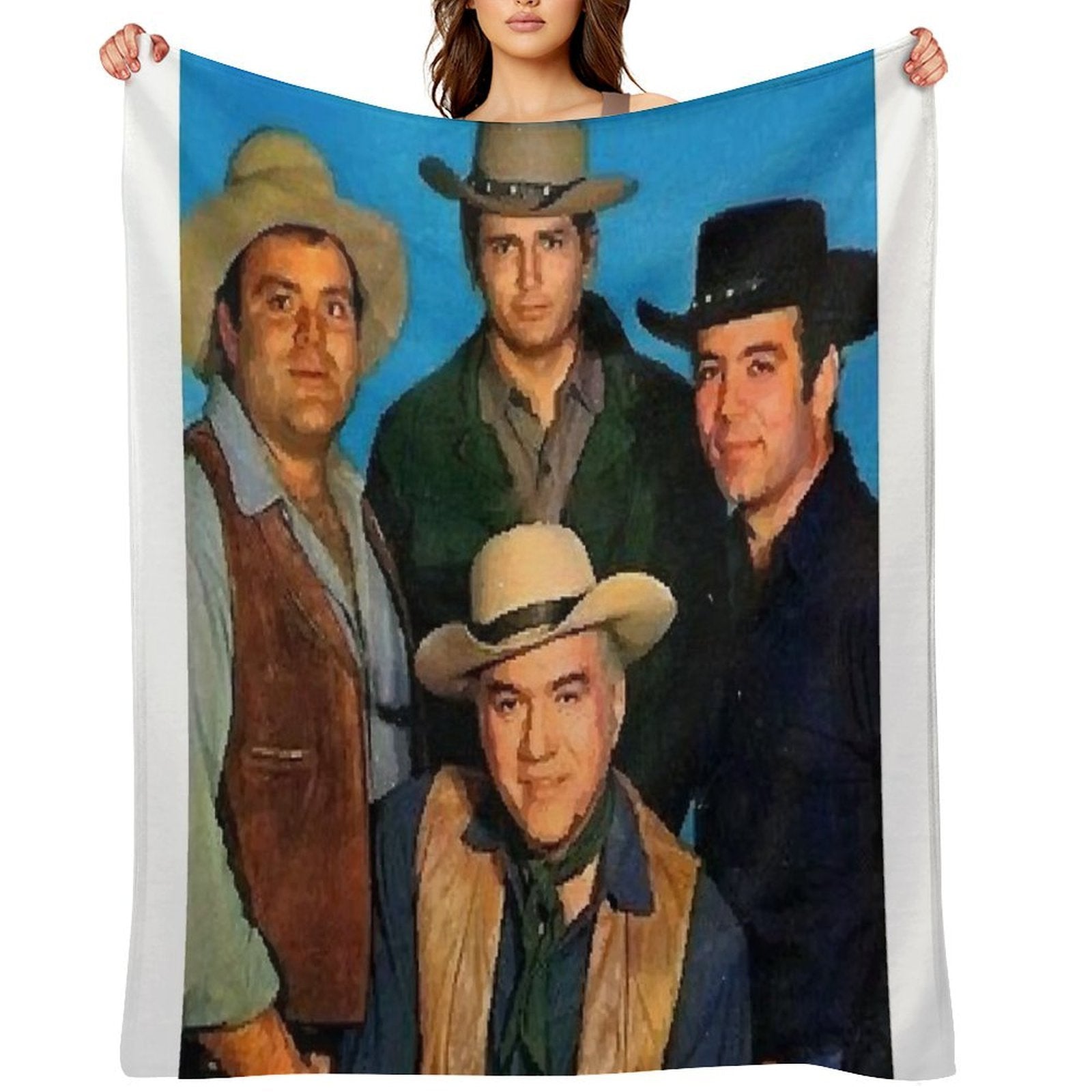 BONANZA Family Anti-pilling Throw Blanket