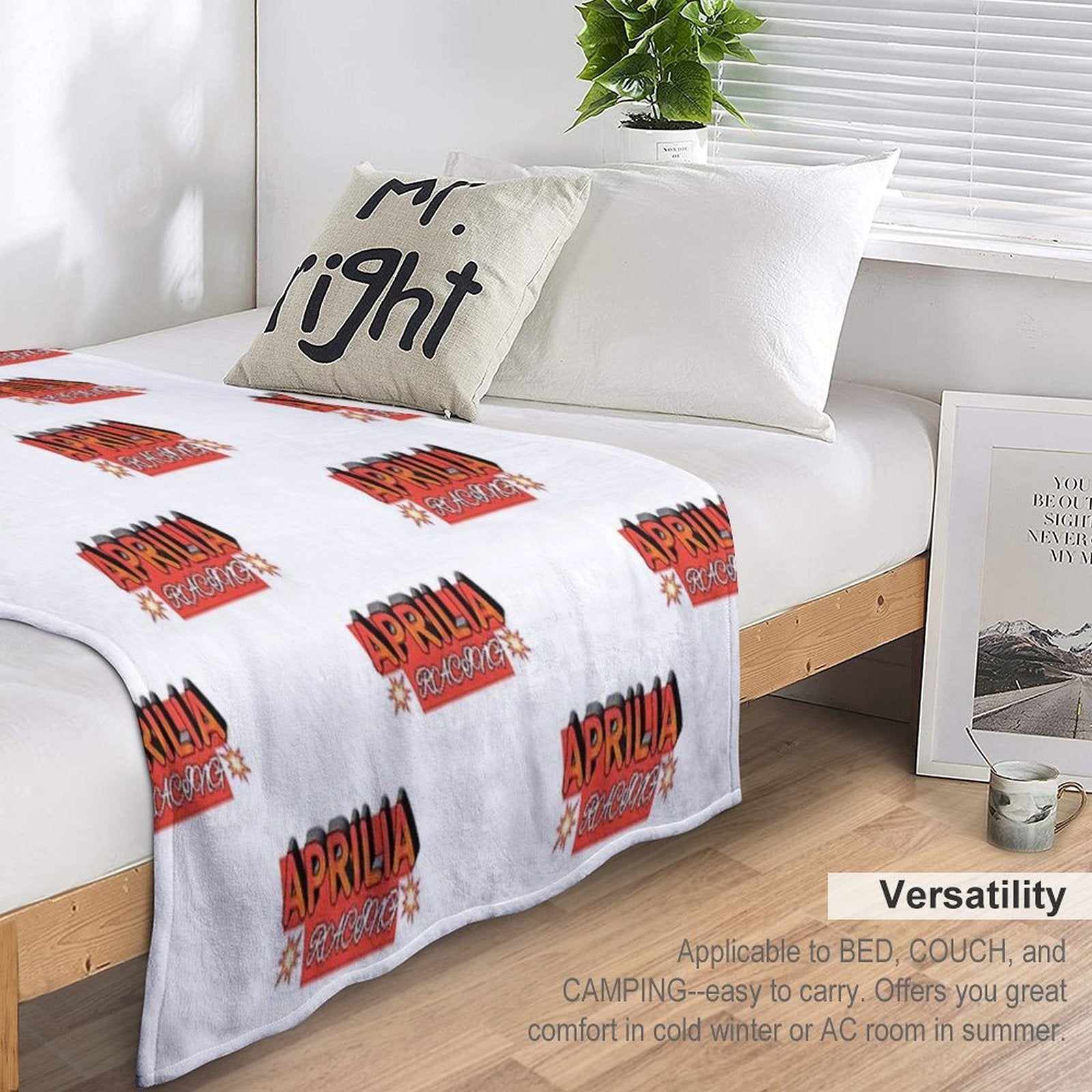Aprilia Racing Comfort Throw Blanket