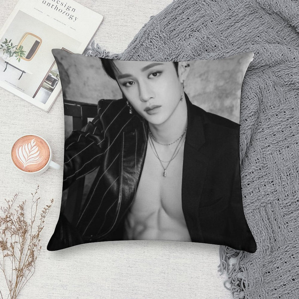 Bang Chan Soft Anti-Pilling Throw Pillow